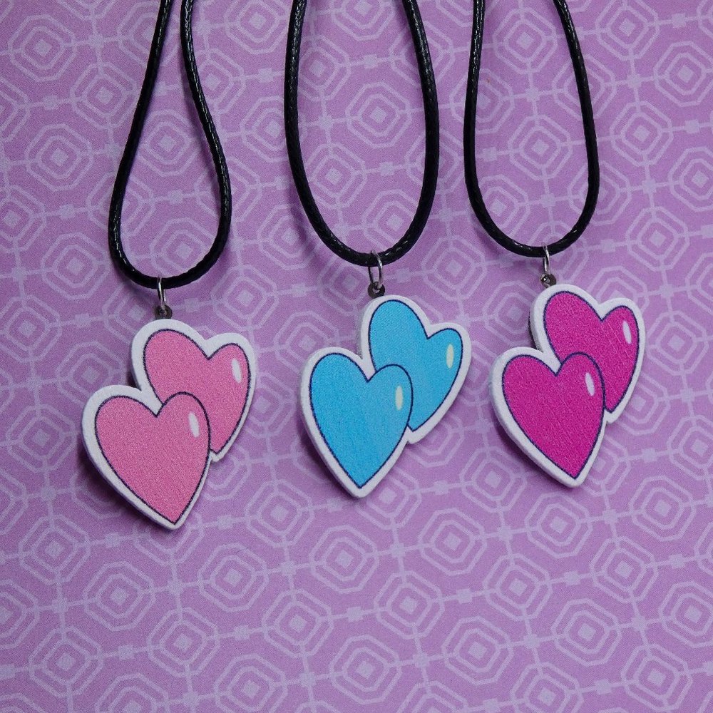 New Cartoon Heart Necklace